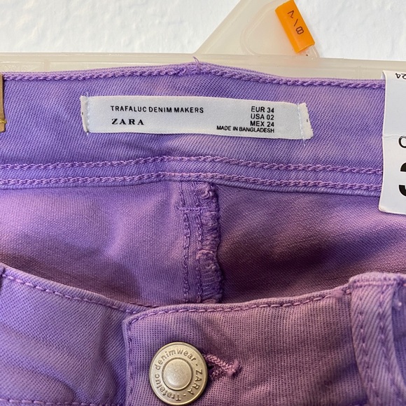 Zara Trafaluc Denim Cropped Jeans - Picture 2 of 6